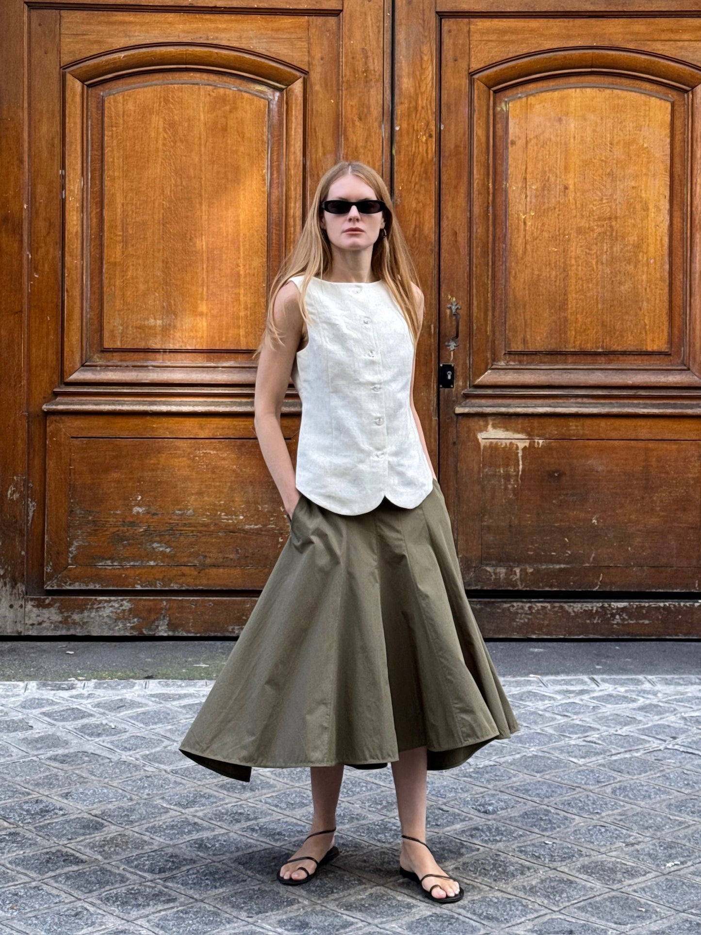 Moss Green Skirt